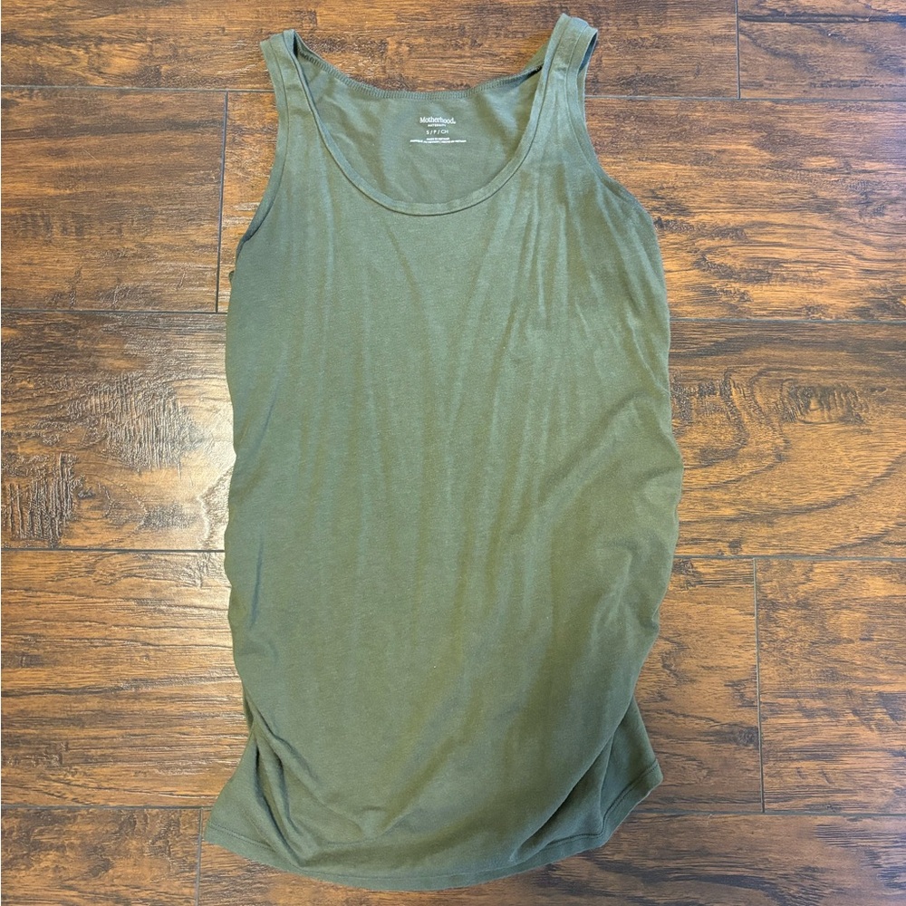 Small Motherhood Maternity Green Tank Top